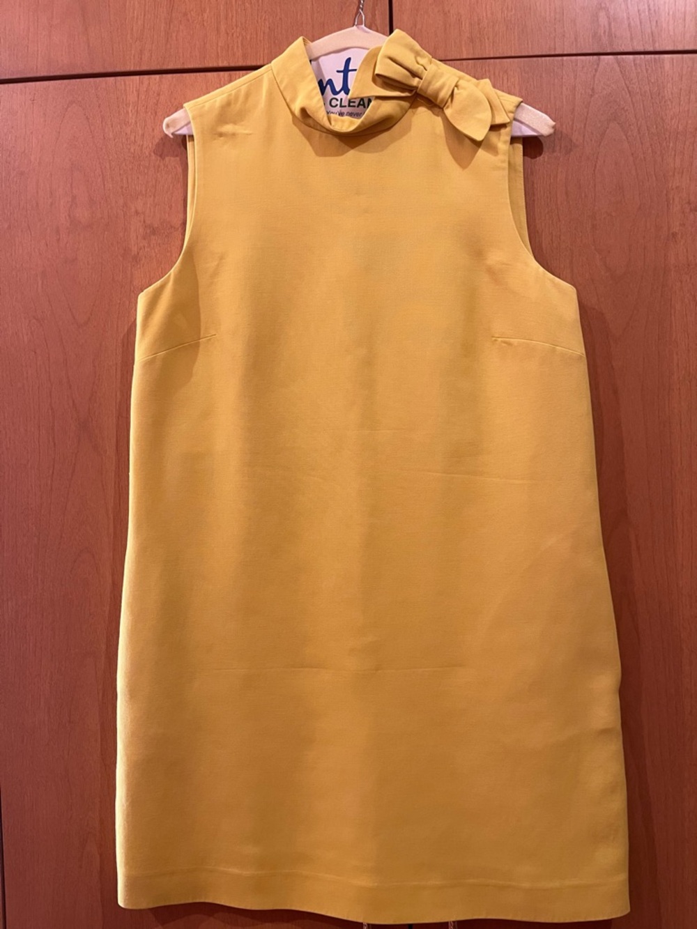 RED Valentino Yellow Sleeveless Dress